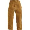 Carhartt Loose Fit Firm Duck Double-Front Utility Work Pants Men's -Bob's Sports Chalet 96109 CARHARTT BROWN m