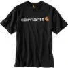 Carhartt Loose Fit Heavyweight Short-Sleeve Logo Graphic T-Shirt Men's -Bob's Sports Chalet 96116 BLACK m