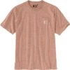 Carhartt Loose Fit Heavyweight Short-Sleeve Pocket T-Shirt Men's 1 Carhartt Loose Fit Heavyweight Short-Sleeve Pocket T-Shirt Men's -Bob's Sports Chalet 96119 AUBURN SNOW HEATHER m