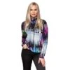 Sno Skins Viscose Print Turtleneck Top Women's 1 Sno Skins Viscose Print Turtleneck Top Women's -Bob's Sports Chalet 96206 ELECTRIC m