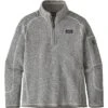 Patagonia Better Sweater 1/4 Zip Fleece Girls' 2 Patagonia Better Sweater 1/4 Zip Fleece Girls' -Bob's Sports Chalet 96420 BIRCH WHITE m