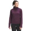 The North Face Canyonlands 1/4 Zip Fleece Top Women's -Bob's Sports Chalet 96577 BLACKBRRYWNEHTR m