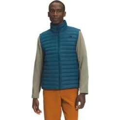 The North Face Stretch Down Vest Men's 6 The North Face Stretch Down Vest Men's -Bob's Sports Chalet 96593 MONTEREY BLUE m