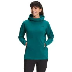 The North Face TKA Glacier Pullover Hoodie Women's -Bob's Sports Chalet 96637 SHADED SPRUCE m