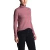 The North Face Woodside Hemp Long Sleeve Turtleneck Women's -Bob's Sports Chalet 96643 MESA ROSE m