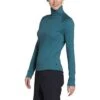 The North Face Explore City Long Sleeve Cotton Turtleneck Women's -Bob's Sports Chalet 96644 MALLARD BLUE m