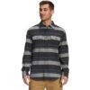 The North Face Arroyo Flannel Shirt Men's -Bob's Sports Chalet 96647 ASPHLTGRLGHLFDMSTRP2 m