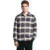 The North Face Campshire Sherpa Fleece Lined Shirt Men's -Bob's Sports Chalet 96648 GRYHRICEXPFRCPL m