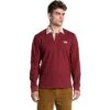 The North Face Berkeley Rugby Shirt Men's -Bob's Sports Chalet 96649 POMEGRANATE m