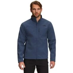 The North Face Apex Bionic Soft-Shell Jacket Men's -Bob's Sports Chalet 96685 SUMMIT NAVY DRK HTHR m