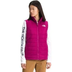 The North Face Mossbud Reversible Insulated Vest Women's -Bob's Sports Chalet 96698 ROXBURY PINK m