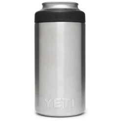 Yeti Rambler Colster Tall Can Cooler -Bob's Sports Chalet 97093 STAINLESS STEEL m