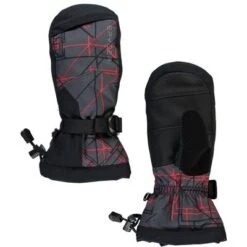 Spyder Finn Mitts Boys' -Bob's Sports Chalet 98114 NETWORK PRINT m