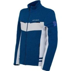 Spyder Wengen Encore Full Zip Fleece Jacket Men's -Bob's Sports Chalet 98186 OLD GLORY m