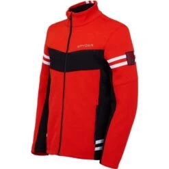 Spyder Wengen Encore Full Zip Fleece Jacket Men's -Bob's Sports Chalet 98186 VOLCANOBLACK m