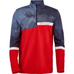 Spyder Paramount T-Neck Top Men's -Bob's Sports Chalet 98187 EBONYVOLCANO m