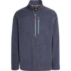 Sherpa Adventure Gear Rolpa Zip Tee Men's -Bob's Sports Chalet 98595 NEELO BLUE m