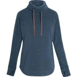 Sherpa Adventure Gear Rolpa Pullover Fleece Women's 5 Sherpa Adventure Gear Rolpa Pullover Fleece Women's -Bob's Sports Chalet 98606 NEELO BLUE m