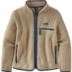Patagonia Retro Pile Fleece Jacket Girls' -Bob's Sports Chalet 98815 EL CAP KHAKI m