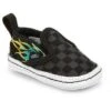Vans Infant Slip-On V Crib Shoes 2 Vans Infant Slip-On V Crib Shoes -Bob's Sports Chalet 99155 GLW FLMBLKTRU WHT m
