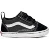 Vans Infant Old Skool Crib Shoes -Bob's Sports Chalet 99156 BLACKTRUE WHITE m