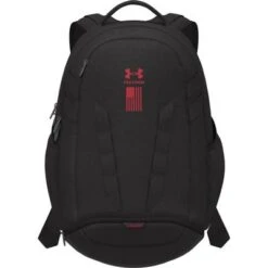 Under Armour UA Hustle 5.0 Backpack -Bob's Sports Chalet 99182 BLACKBLACKRED m