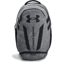 Under Armour UA Hustle 5.0 Backpack -Bob's Sports Chalet 99182 BLKGRPHT MD HTHRBK m