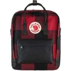 Fjallraven Kanken Rewool Backpack -Bob's Sports Chalet 99362 REDBLACK m