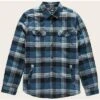 ONeill O'Neill Crawford Flannel Jacket Mens 1 ONeill O'Neill Crawford Flannel Jacket Mens -Bob's Sports Chalet 99592 BLUE 3 m