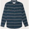 ONeill O'Neill Matamoros Long Sleeve Flannel Shirt Men`s -Bob's Sports Chalet 99620 NAVY m