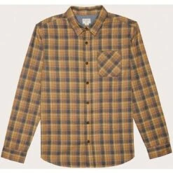 Oneill Sheltered Long Sleeve Flannel Shirt Men`s