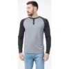 Tentree TreeBlend Classic Long-Sleeve Henley Men's 1 Tentree TreeBlend Classic Long-Sleeve Henley Men's -Bob's Sports Chalet 99687 GRY HTHRMTRT BK HTH m