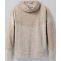 Prana Cozy Up Turtleneck Sweatshirt Women's -Bob's Sports Chalet 99708 OATMEAL HEATHER m