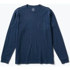 Roark Well Worn Midweight Organic Long Sleeve T-Shirt Men's -Bob's Sports Chalet 99924 NEW NAVY m