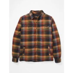 Marmot Ridgefield Heavyweight Flannel Long-Sleeve Shirt Men's -Bob's Sports Chalet 99956 TRUE BLACK m